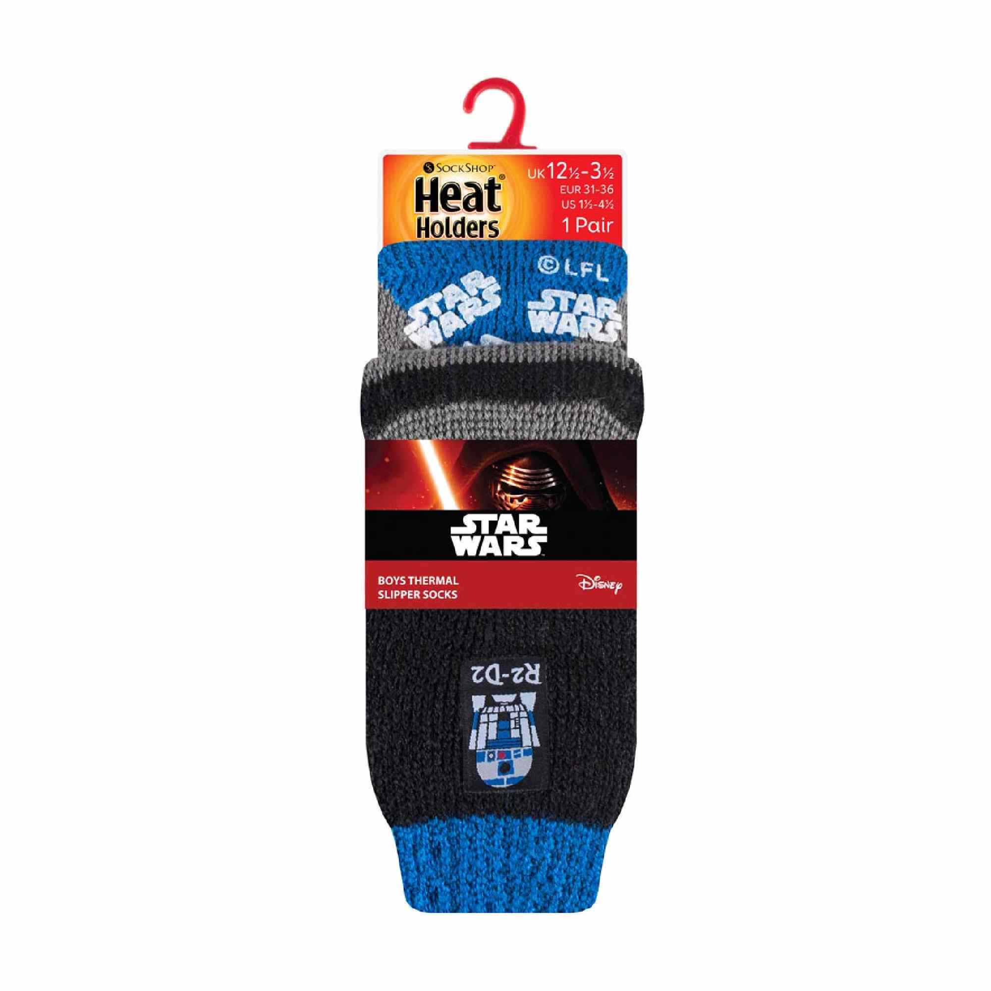 Childrens Character Themed Non Slip 2.3 Tog Thermal Slipper Socks - Image 26