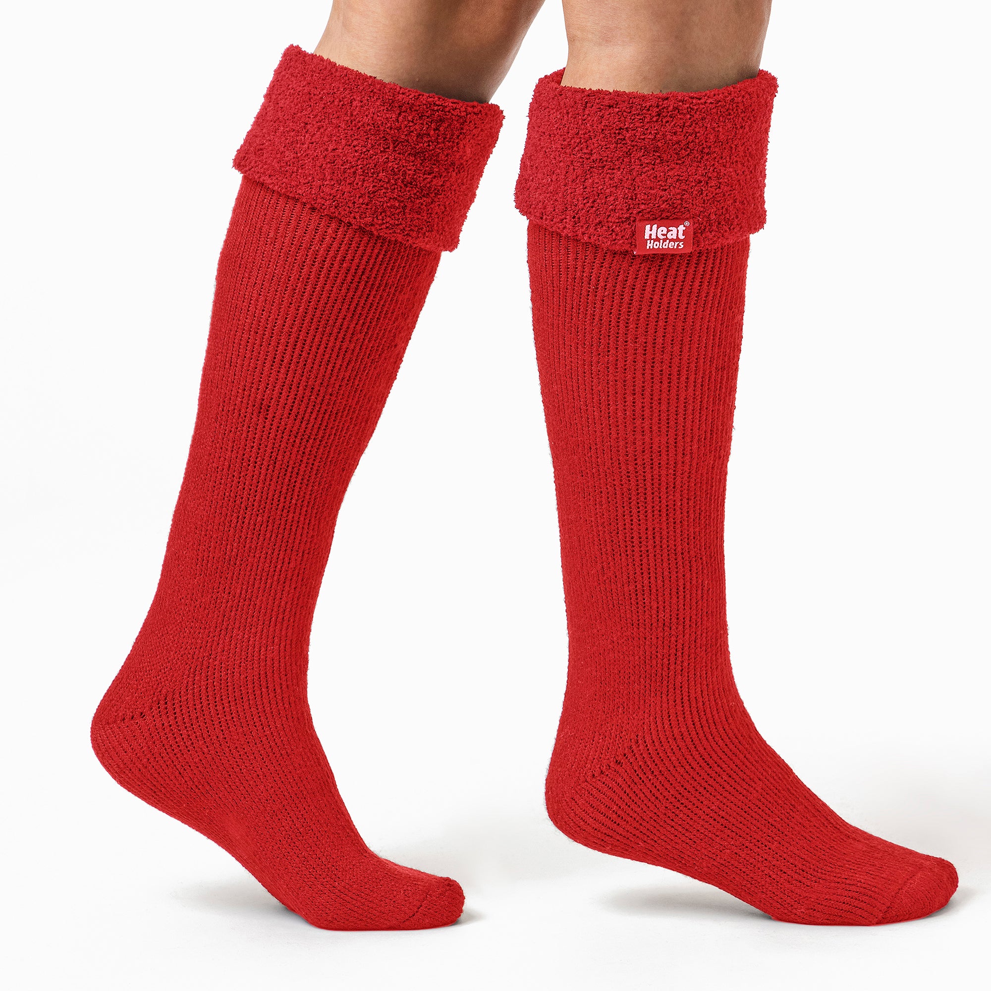 Ladies Thick Extra Long Knee High Thermal Wellington Boot Socks - Image 24