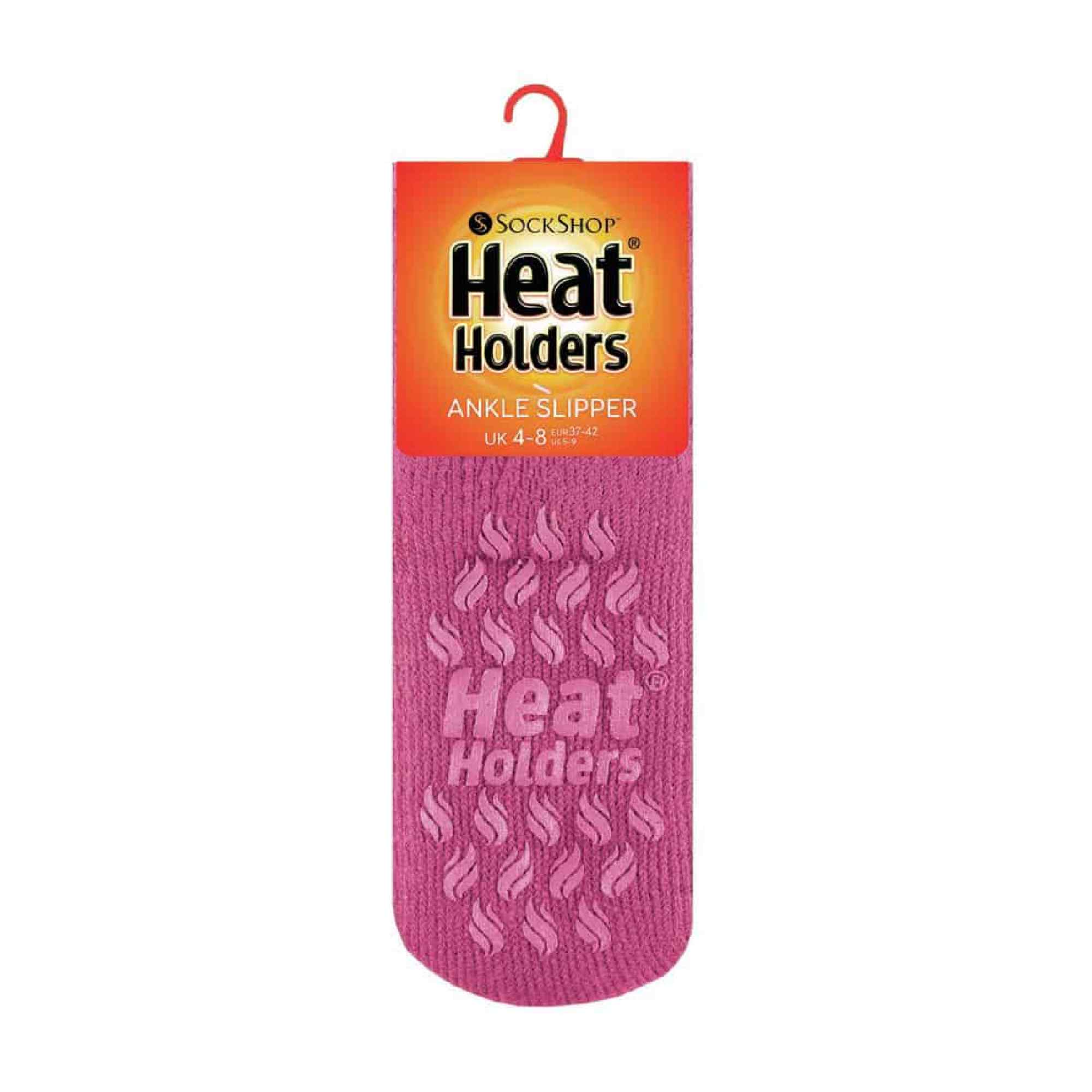 Ladies Thick Warm 2.3 Tog Thermal Low Cut Ankle Slipper Socks - Image 46