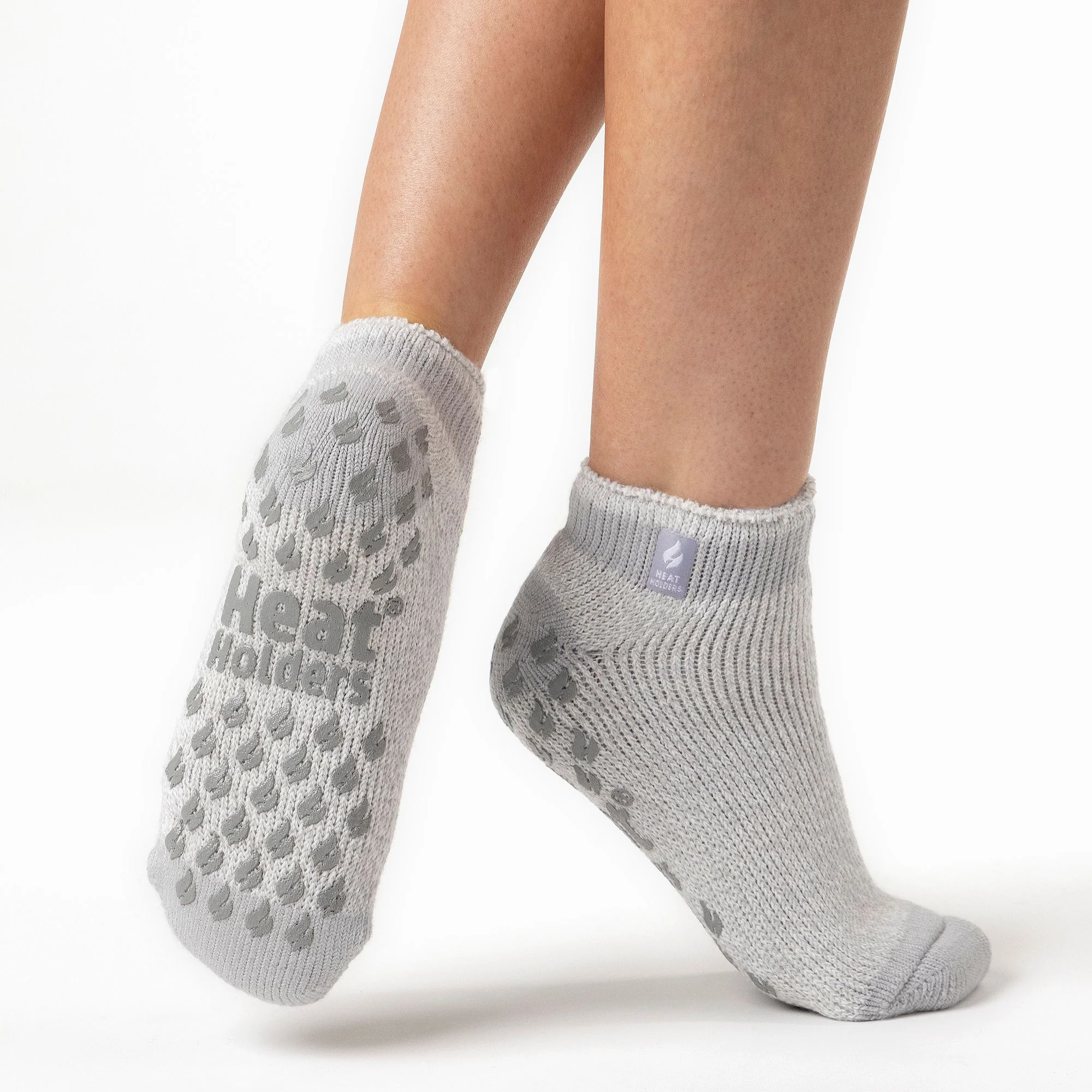 Ladies Thick Warm 2.3 Tog Thermal Low Cut Ankle Slipper Socks - Image 52