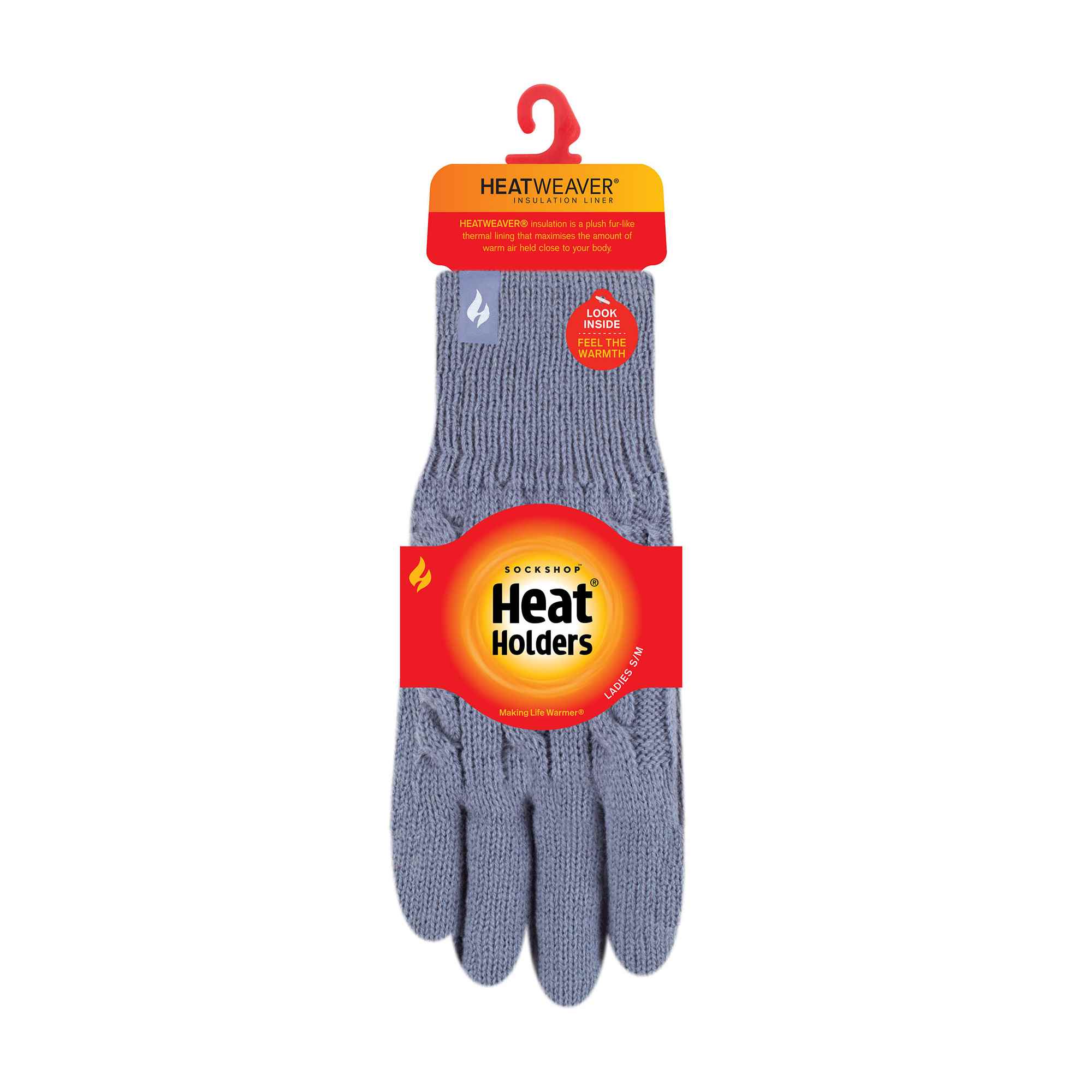 Ladies Cable Knit 2.3 Tog Fleece Lined Thermal Winter Gloves - Image 18