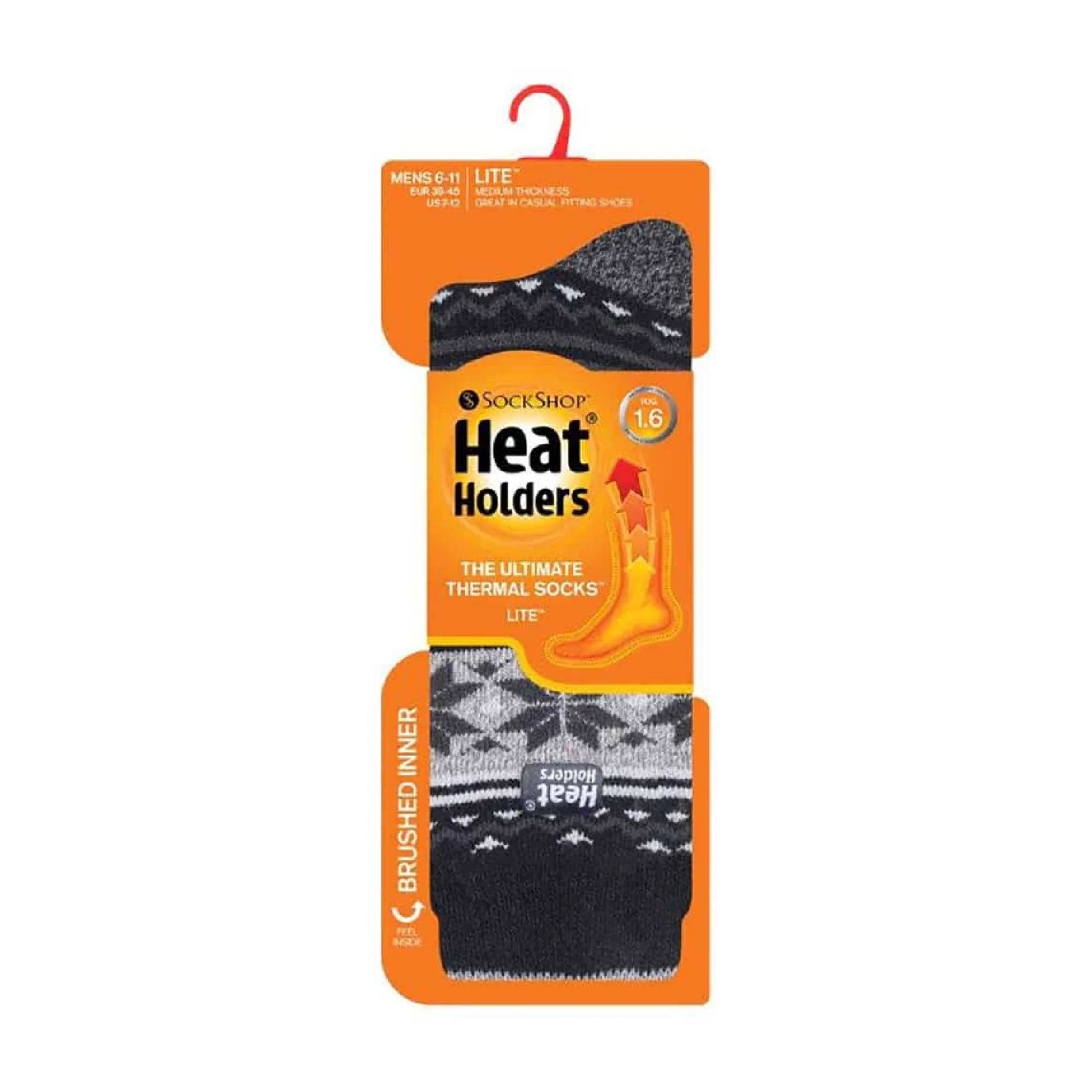 Mens Thin Warm 1.6 Tog Lightweight Thermal Dress Socks - Image 14