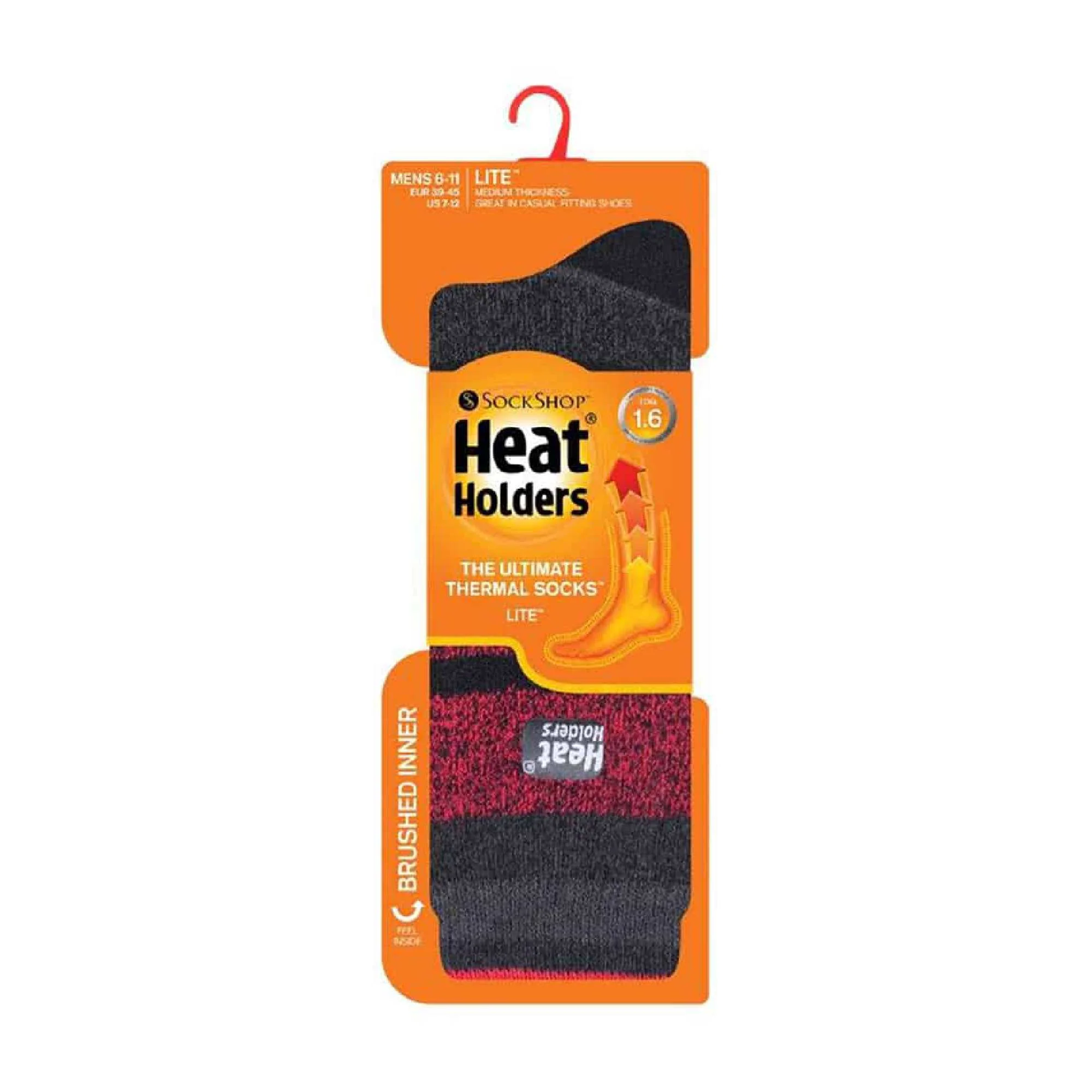 Mens Thin Warm 1.6 Tog Lightweight Thermal Dress Socks - Image 34