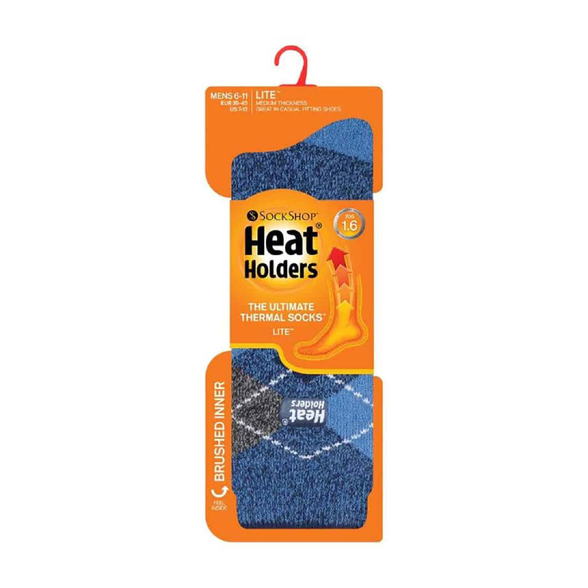 Mens Thin Warm 1.6 Tog Lightweight Thermal Dress Socks - Image 46