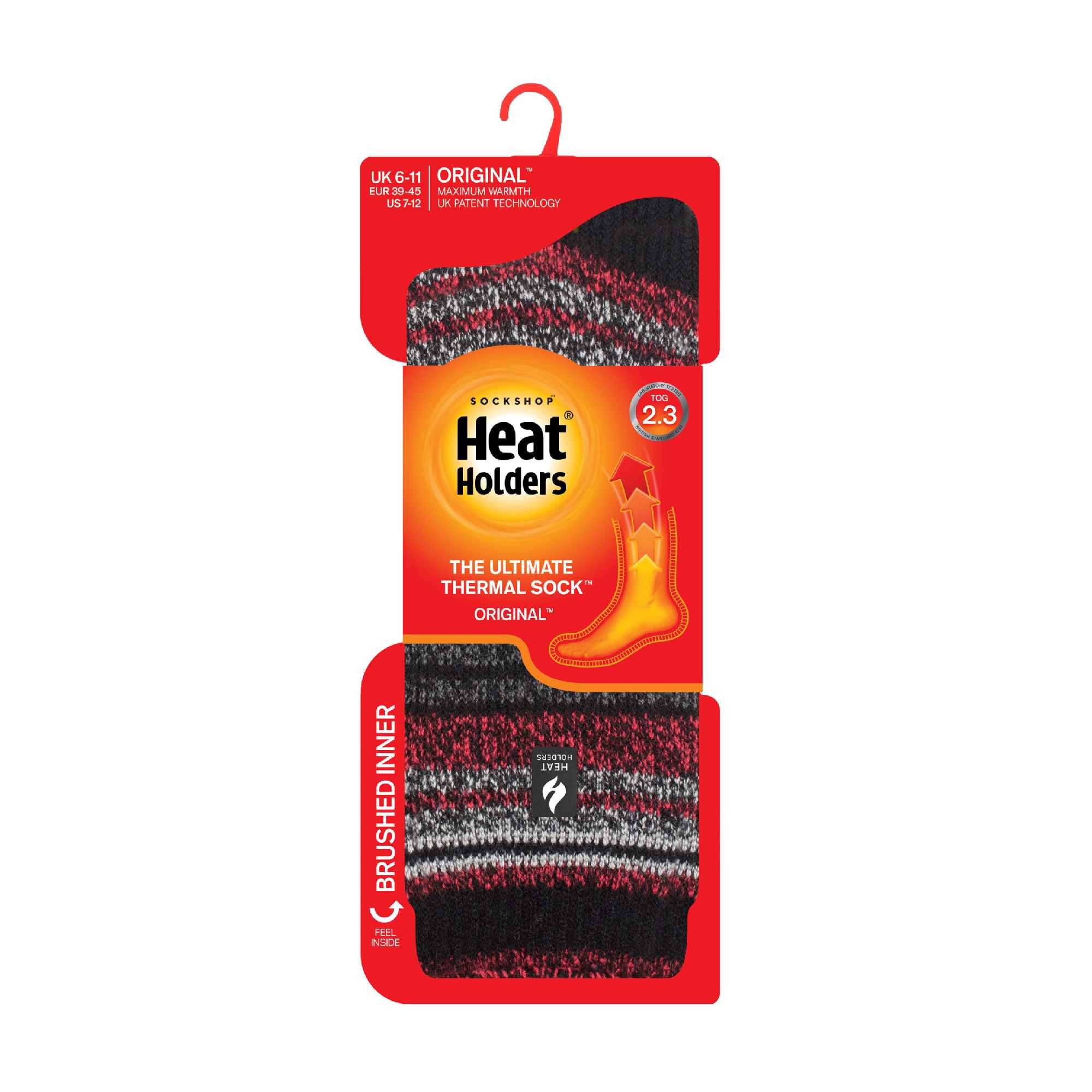 Mens Twist Patterned Thick Winter Warm Thermal Socks - Image 10
