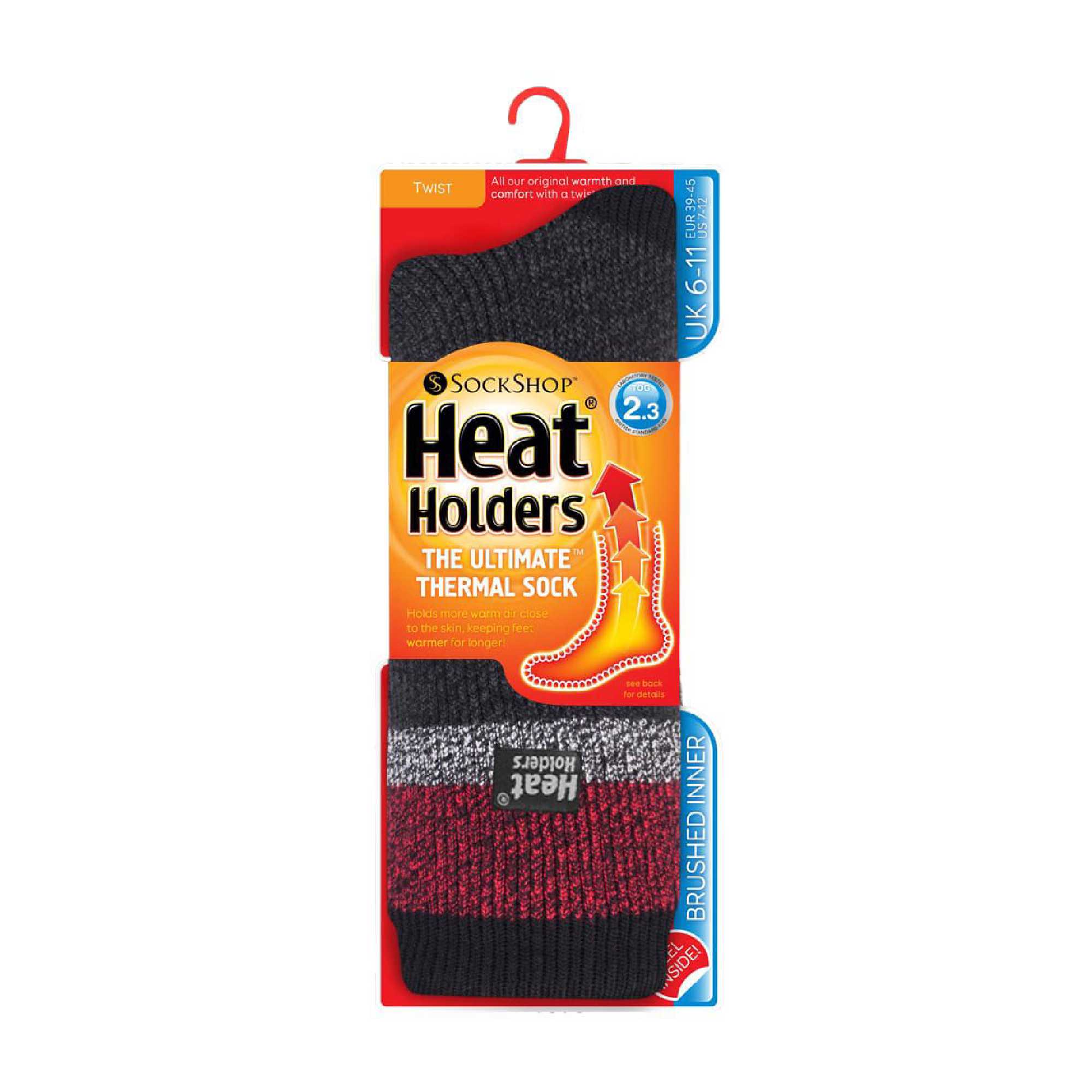 Mens Twist Patterned Thick Winter Warm Thermal Socks - Image 158