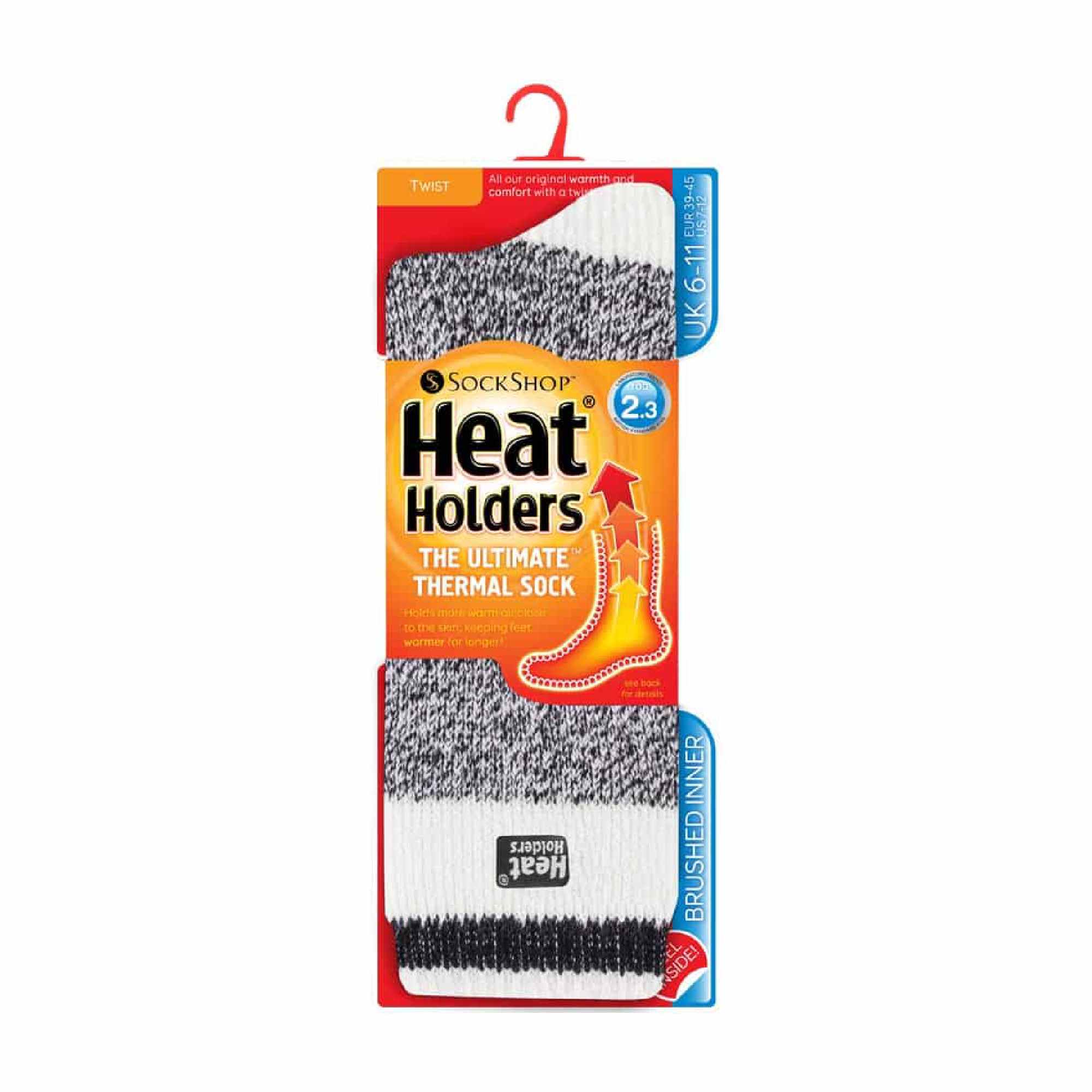 Mens Twist Patterned Thick Winter Warm Thermal Socks - Image 50