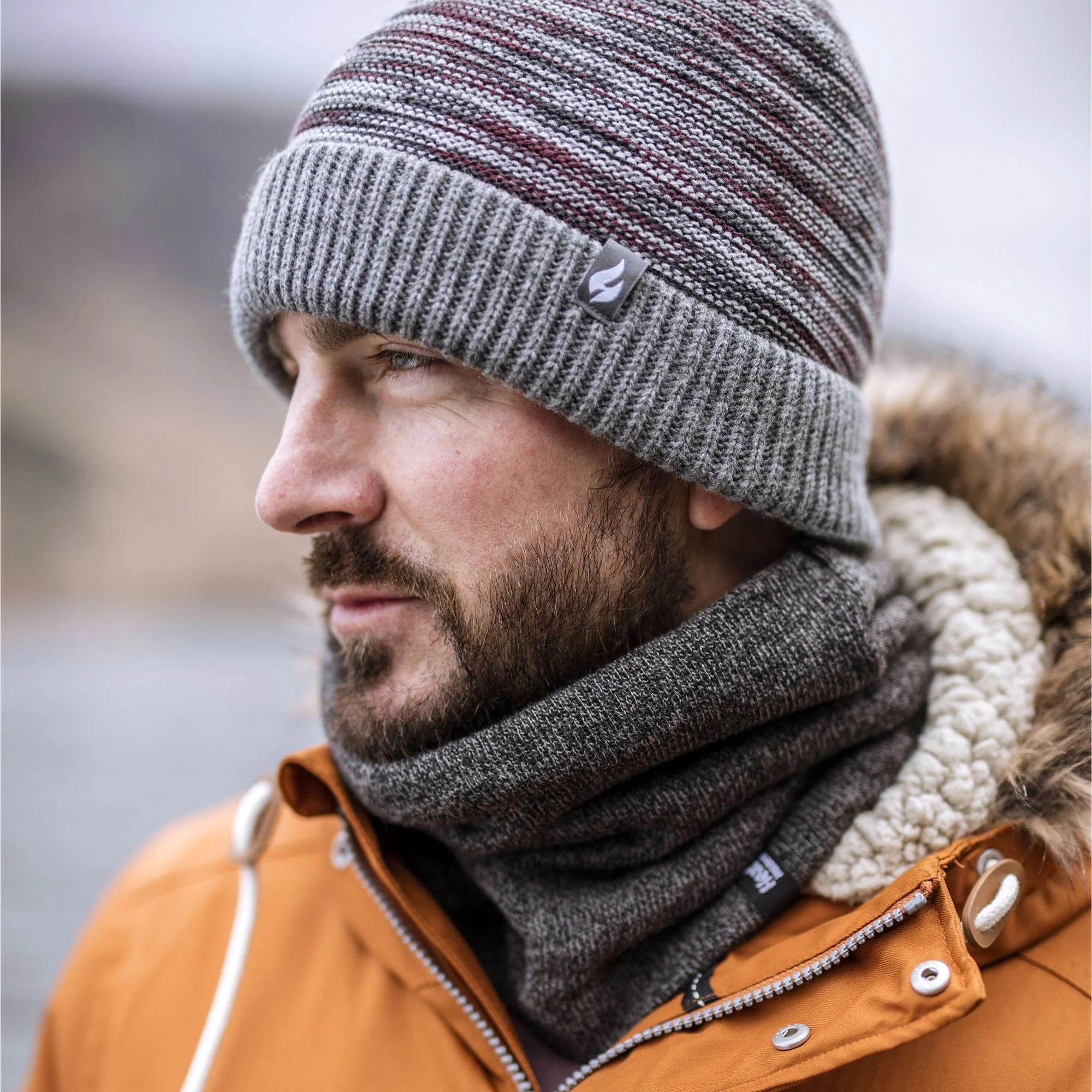 Mens 2.6 TOG Soft Fleece Lined Thermal Winter Neck Warmer - Image 20