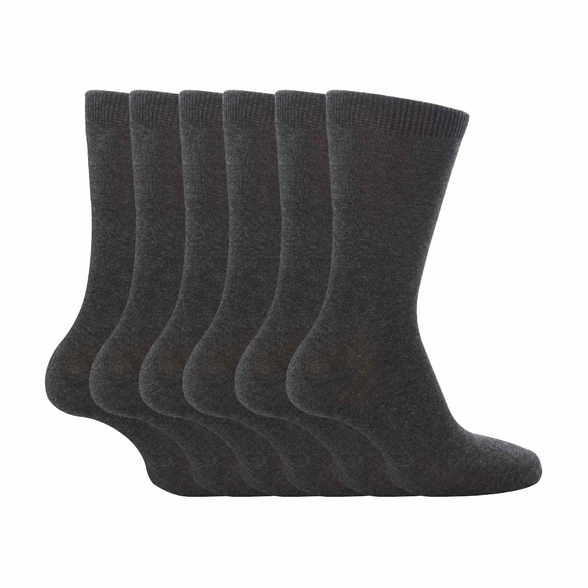 6 Pack Girls & Boys Plain Soft Breathable Cotton School Socks (3 Sizes) - Image 5