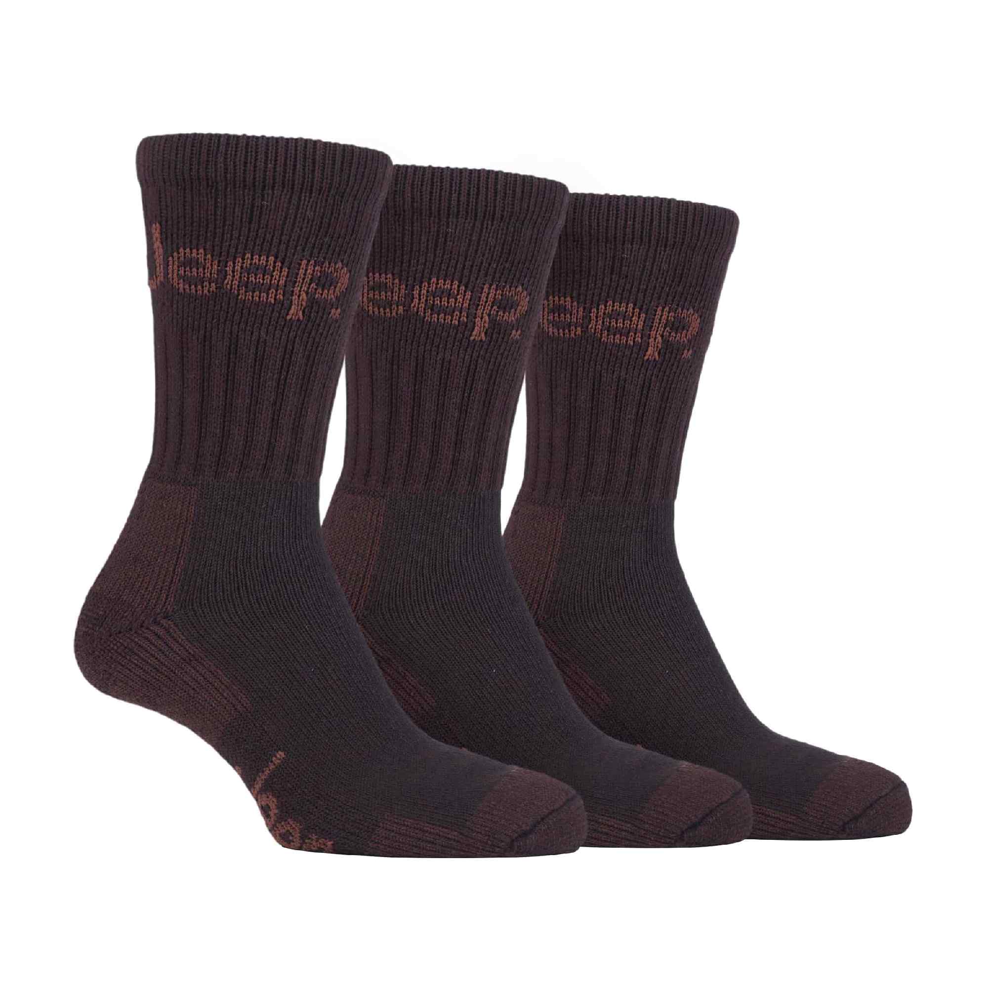 Mens Luxury Cushioned Cotton Hiking Socks (Multipack Options) - Image 13