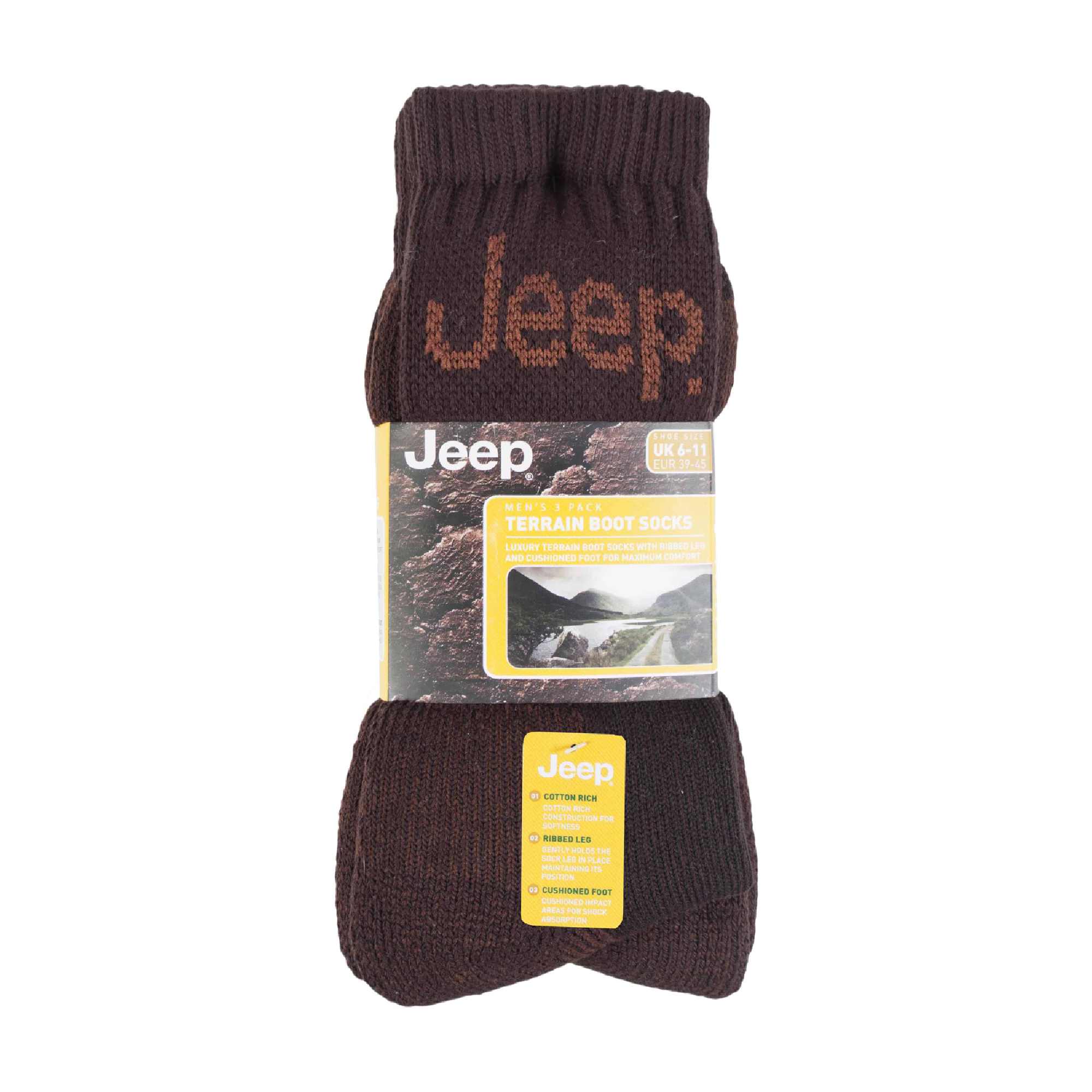 Mens Luxury Cushioned Cotton Hiking Socks (Multipack Options) - Image 14
