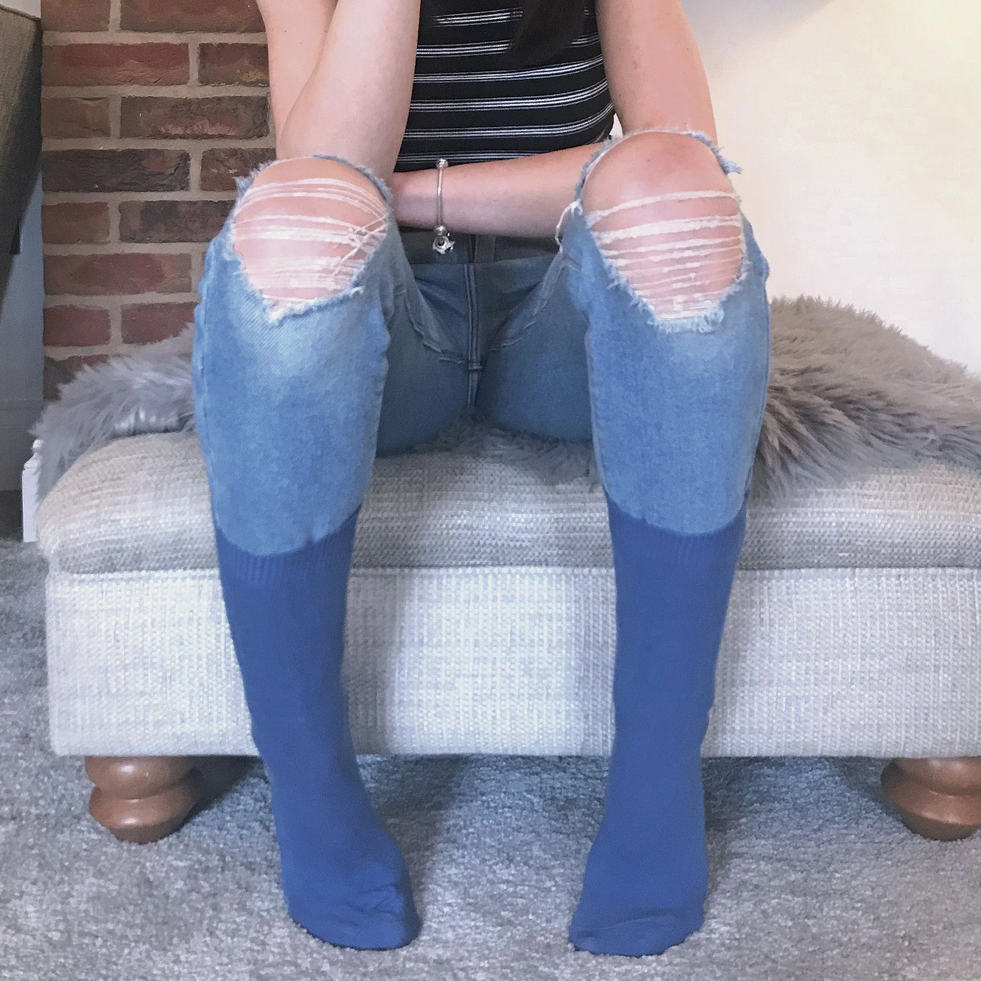 Ladies Plain Coloured Cotton Rich Dress Socks (Multipack Options) - Image 24