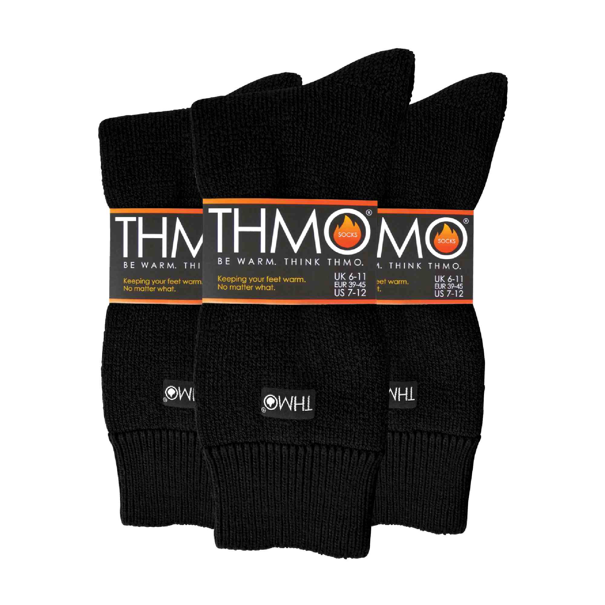 Mens Thermal Indoor Slipper Socks with Grips (Multipack Options) - Image 6