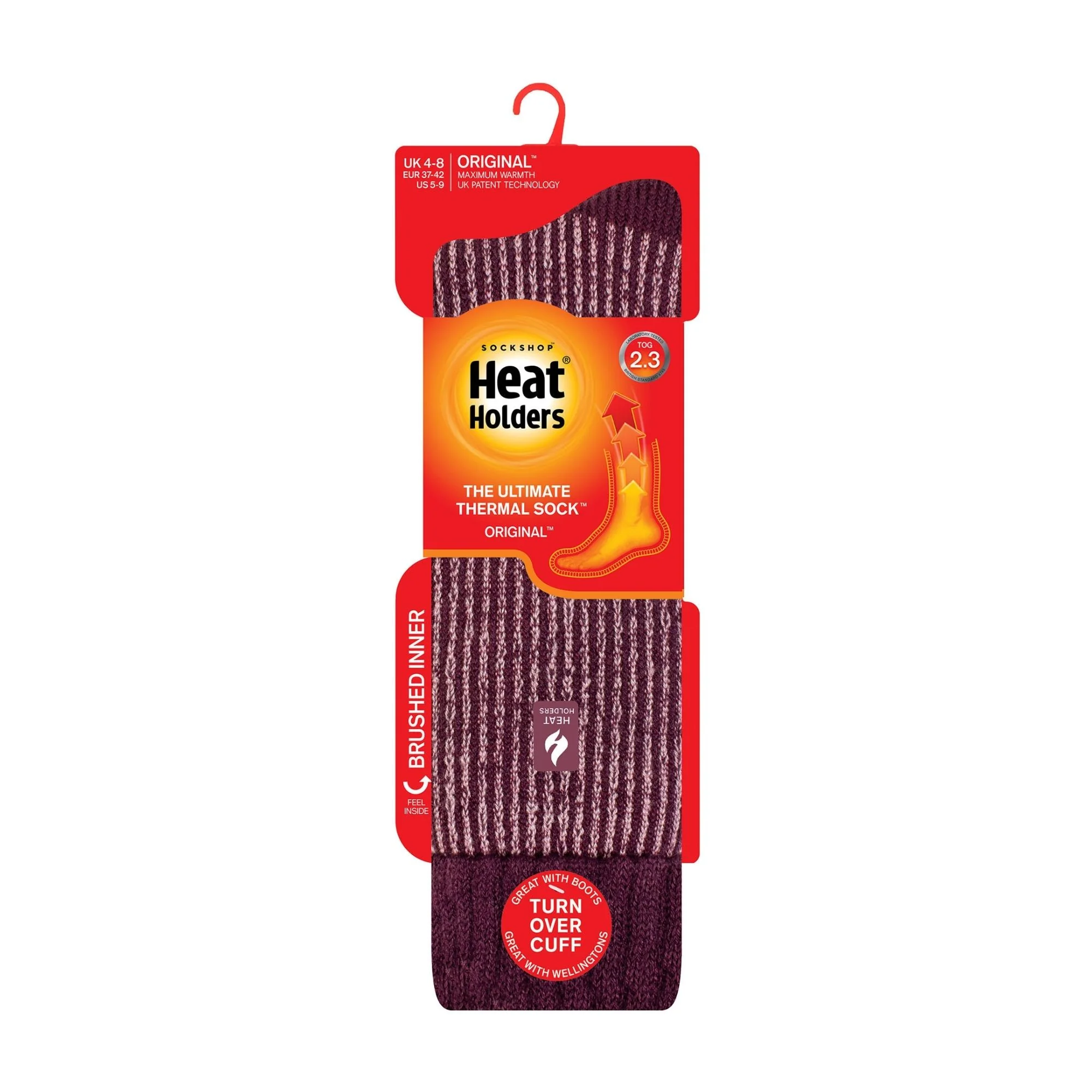 Ladies Thick Winter Warm Knee High Ribbed Thermal Boot Socks - Image 26